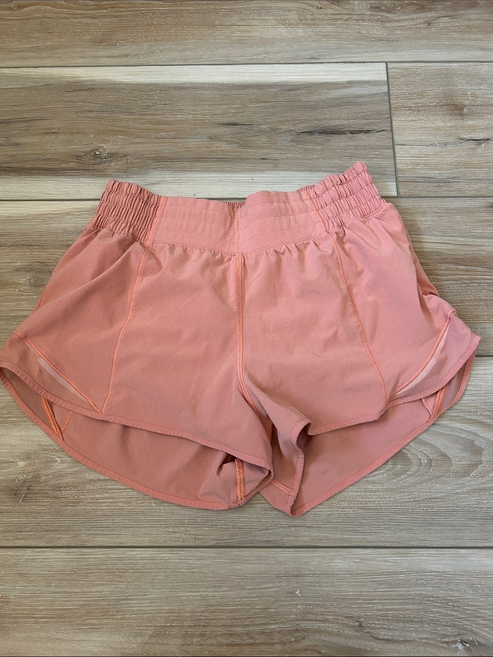 Women’s High-Waist Active Shorts - Coral Pink